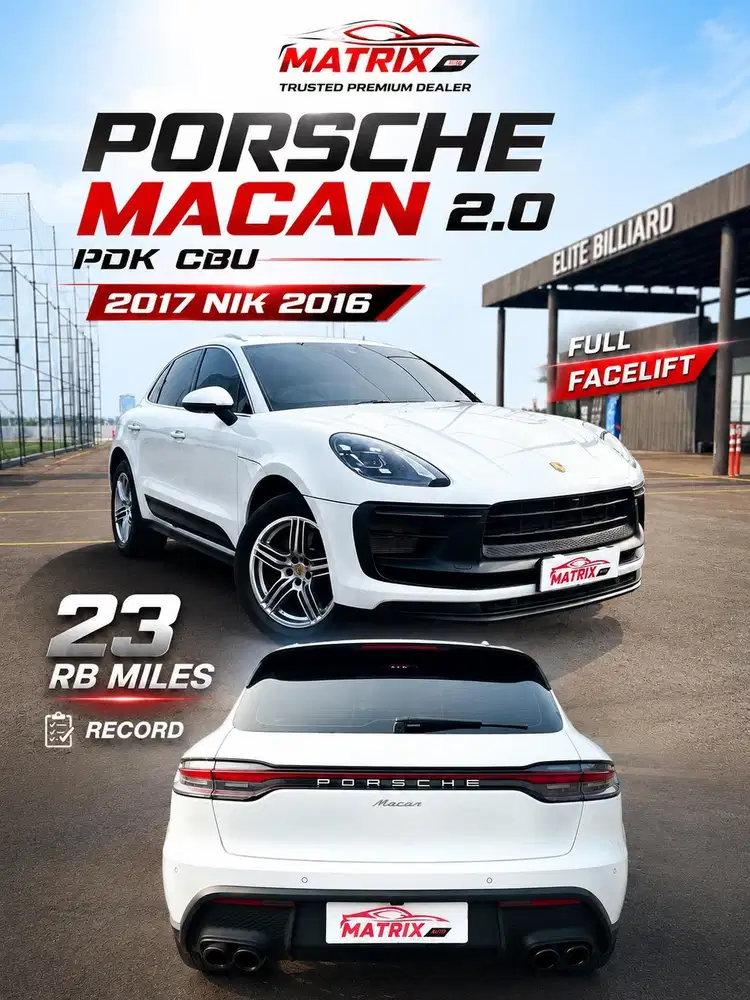Porsche macan 2.0 PDK 2016! MACAN 2.0 PDK CBU ! Porsche! PORSCHE MACAN