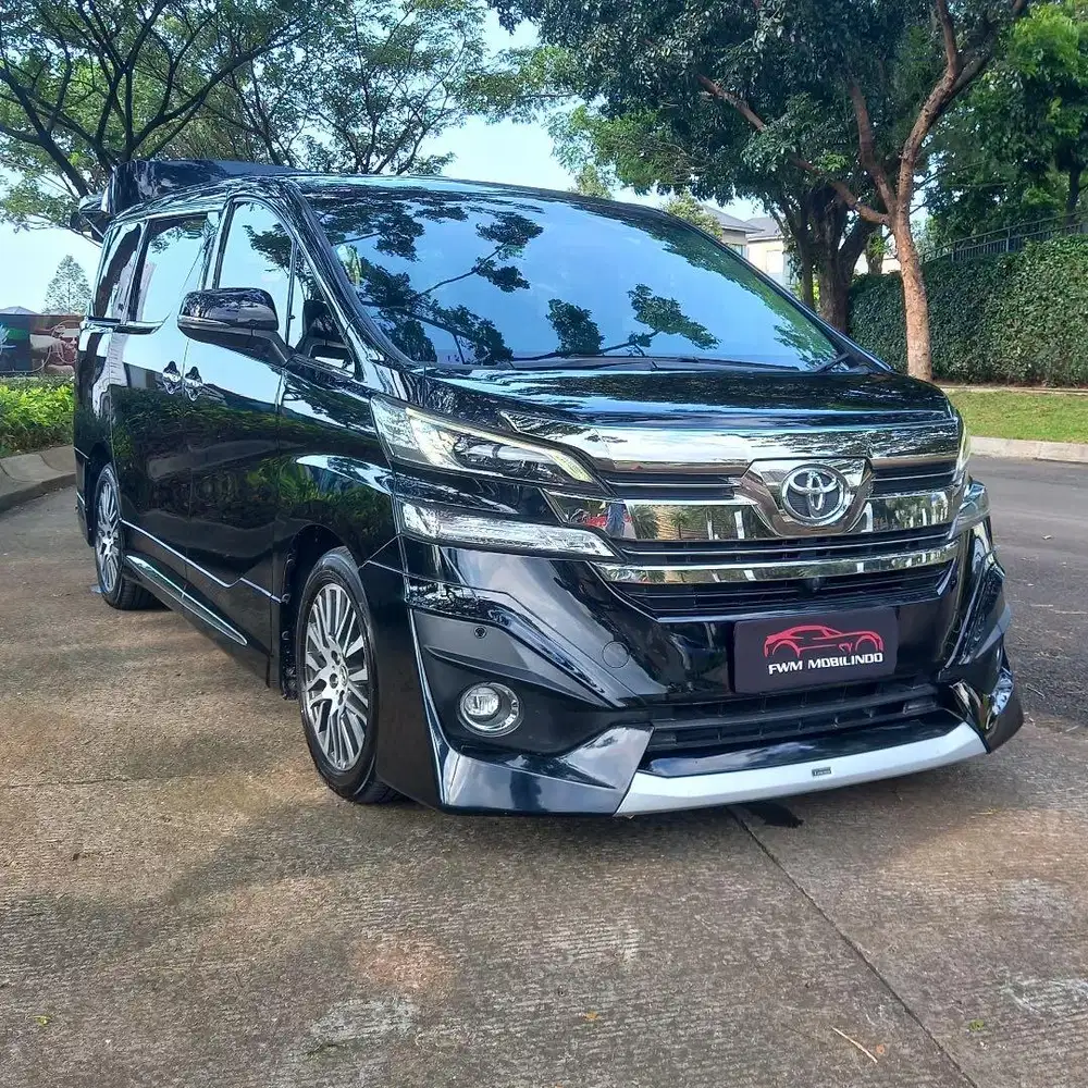 Toyota vellfire G limited 2.5 AT 2017 hitam