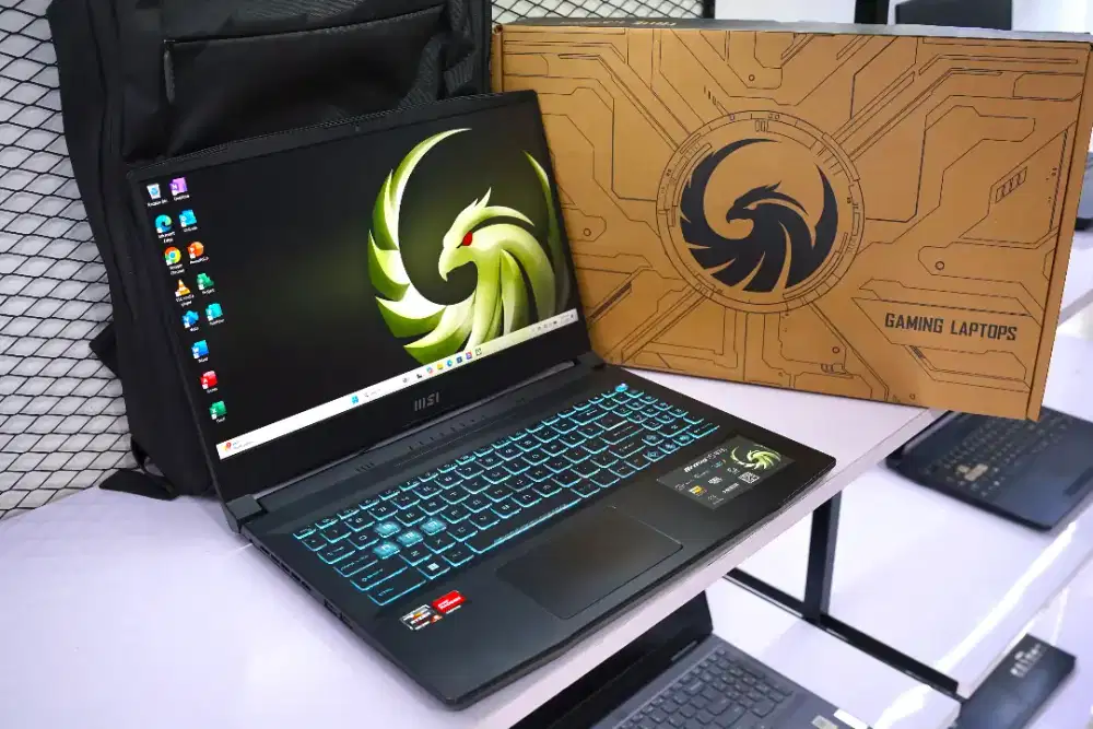 MSI BRAVO 15 B7E.AMD RYZEN 5-7535HS.VGA RADEON RX 6550M 4GB.15inch