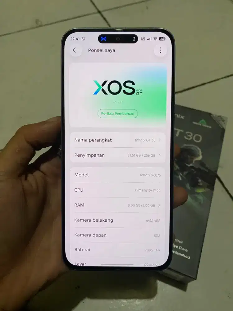 Infinix GT 30 5G 8/256gb
