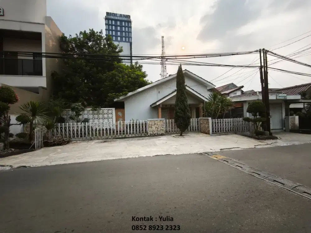 Dijual Tanah dan Bangunan Di Jalan Baranangsiang 3 - Di Tengah Kota Bogor LT/LB 800/100m2 SHM