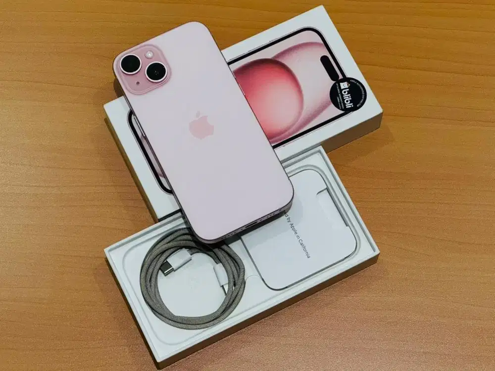 iPhone 15 128GB iBox BH100% Garansi April 2027