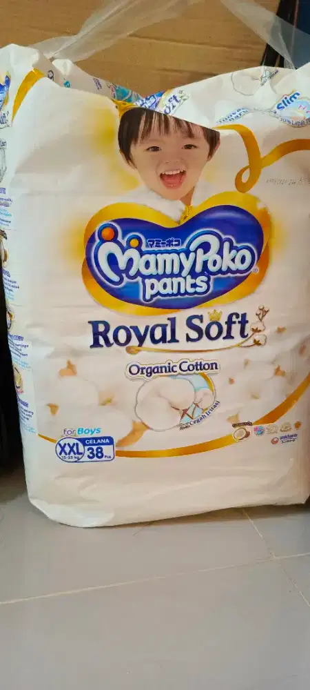 diapers mamypoko ukuran xxl38pcs