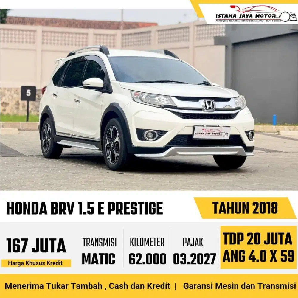 Honda BRV E Prestige AT 2018