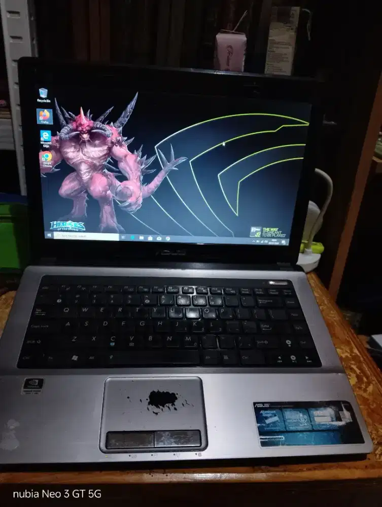 Laptop Gaming Asus A43SJ core i7-2620 Ram 8GB SSD 256