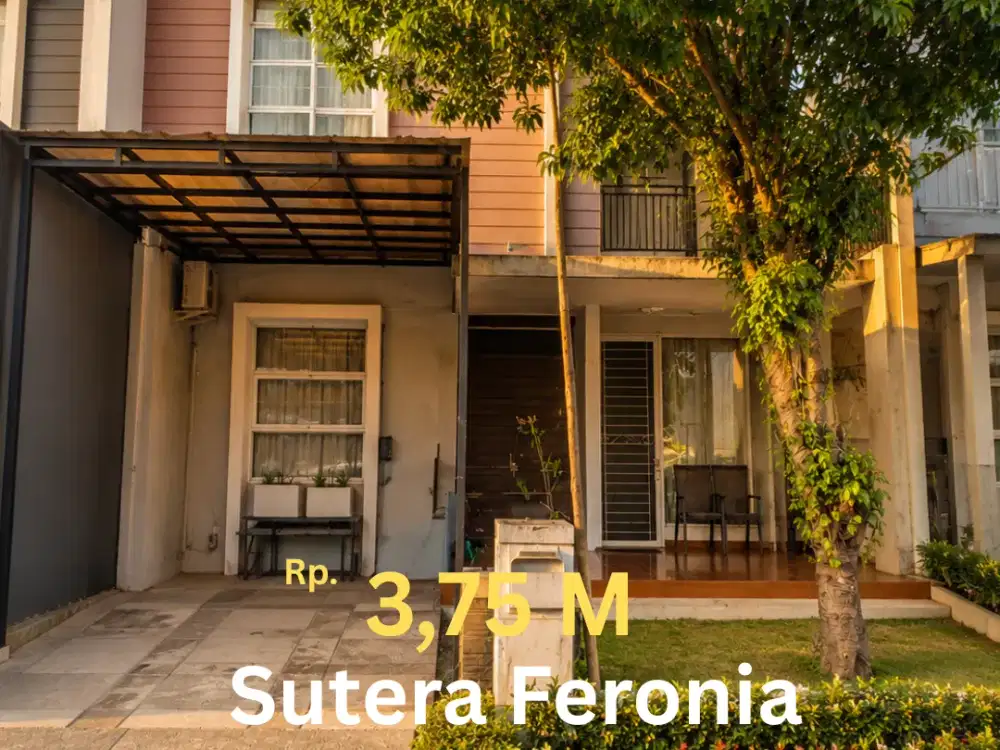 Rumah di Sutera Feronia - Alam Sutera Semi Furnished