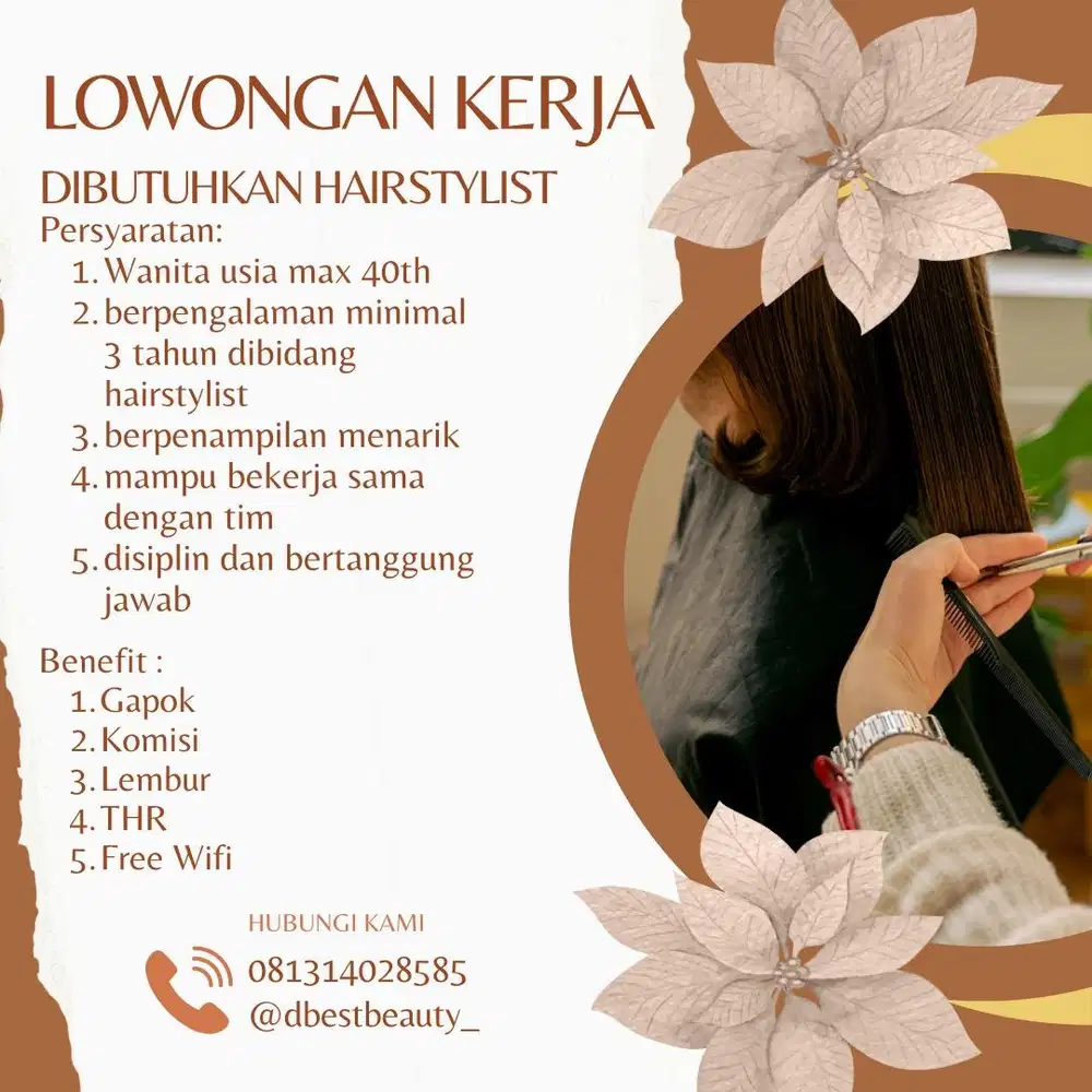Lowongan Hair Stylist