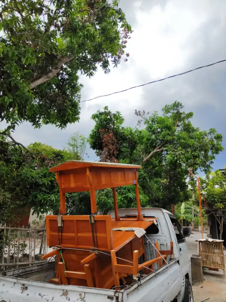 Sedia Gerobak Angkringan, Bakso Mie Ayam, Bubur, Sate, Soto, Pecel dll