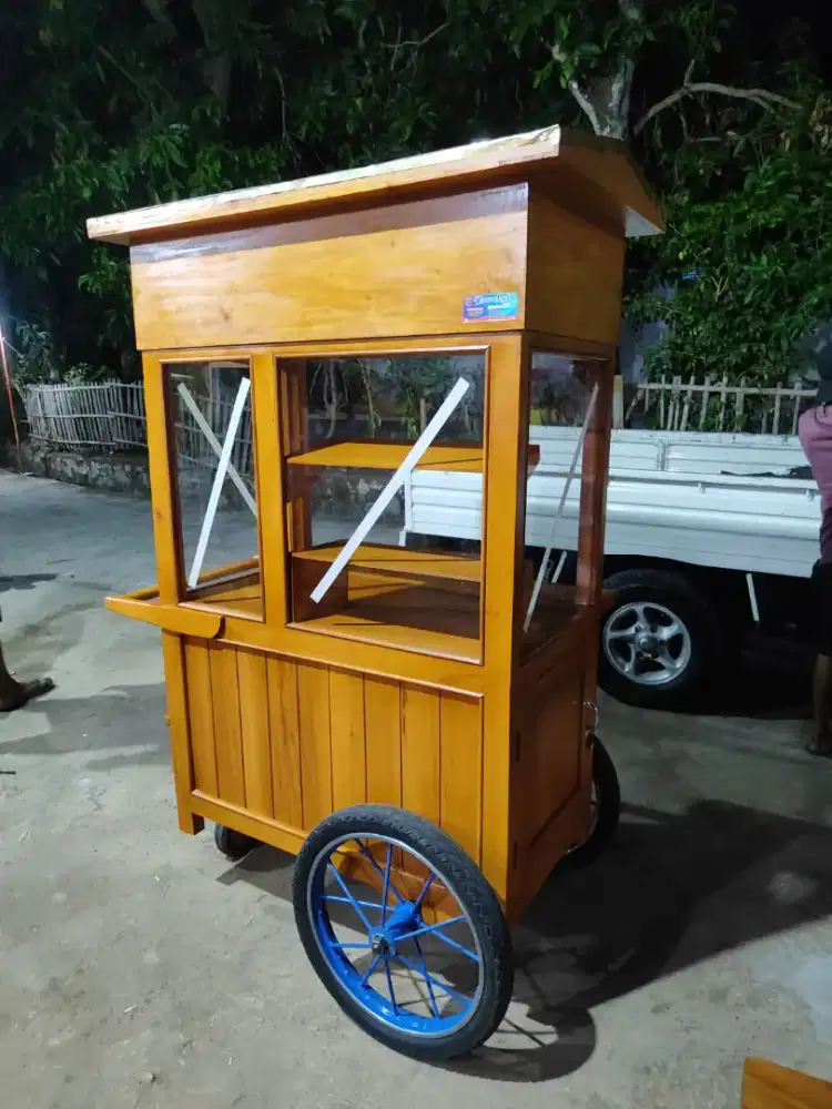 Sedia Gerobak Angkringan, Bakso Mie Ayam, Bubur, Sate, Soto, Pecel dll