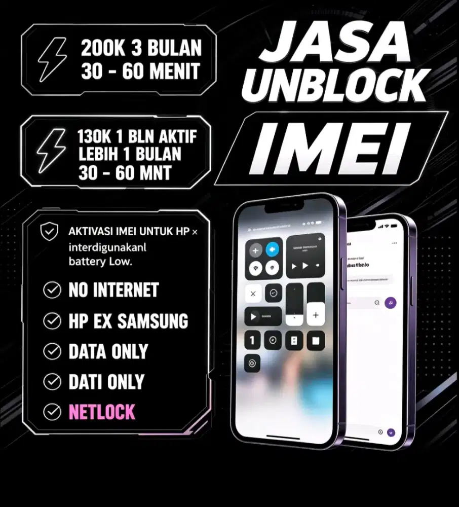 UNBLOCK IMEI AMANAH TERPERCAYA