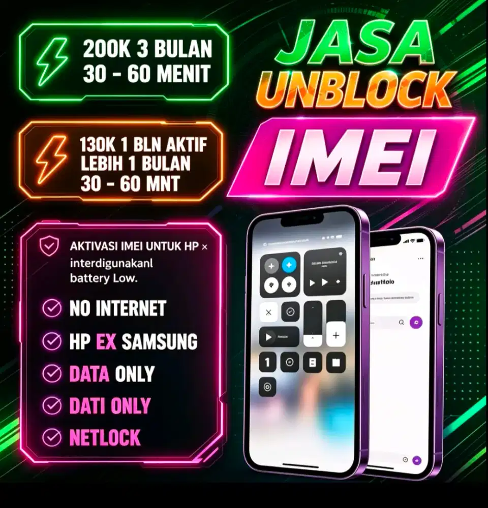 UNBLOCK IMEI AMANAH TERPERCAYA