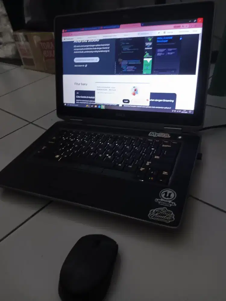 Laptop dell core i5, buat ngoding dan design mantep