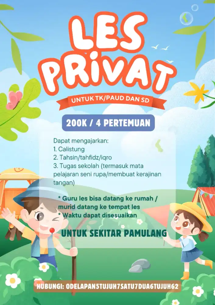 Guru Les Privat TK SD
