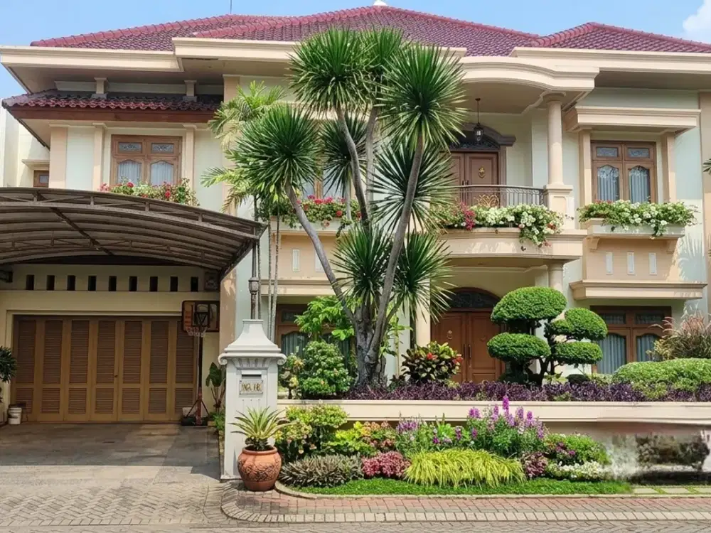 RUMAH MEWAH MARGOREJO INDAH FULL MARMER ITALY DEKAT A YANI, JEMURSARI