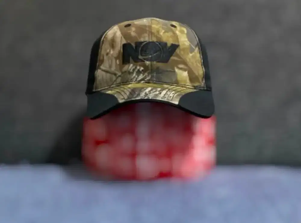 Topi Vintage K-Products National Oilwell Varco NOV Camo Black Second
