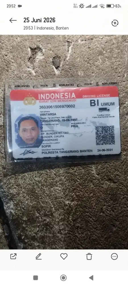 Mecari lowongan driver