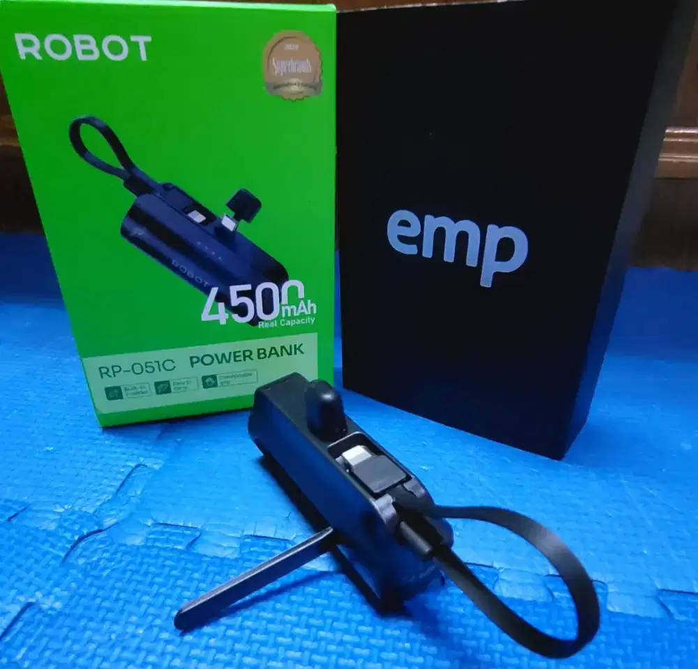 POWERBANK ROBOT 4500mAh, koleksi edisi rups DEWA