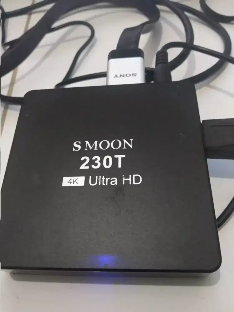 Android box smoon 230T second kondisi normal kelengkapan Baca deskrips