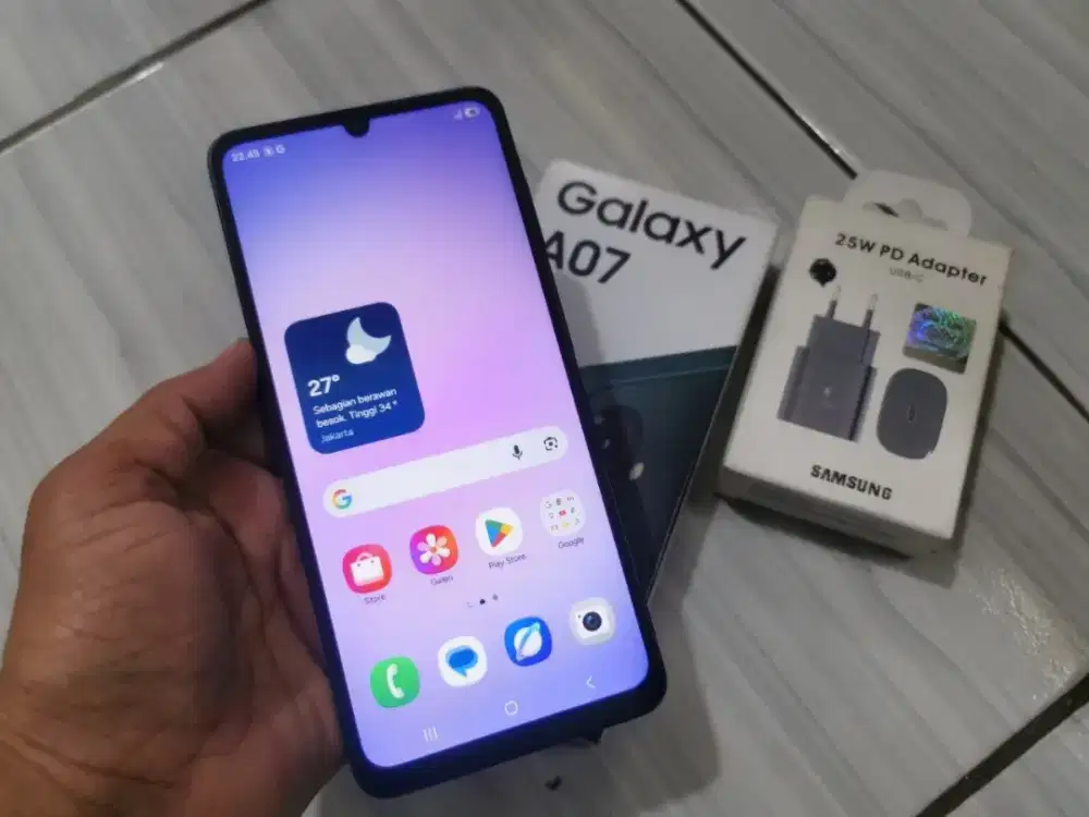 Samsung A07
Ram 8/256