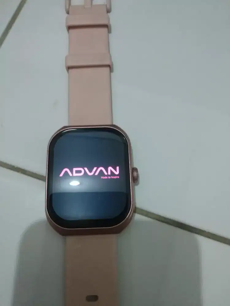 Smartwatch advan s1 v2 pink second kondisi normal baca deskripsi