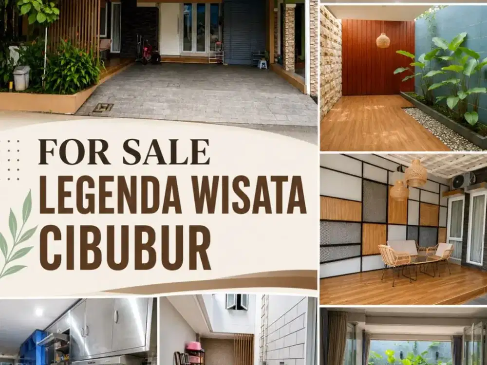 For Sale nice home at Legenda wisata Cibubur , cozy and aesthetic house