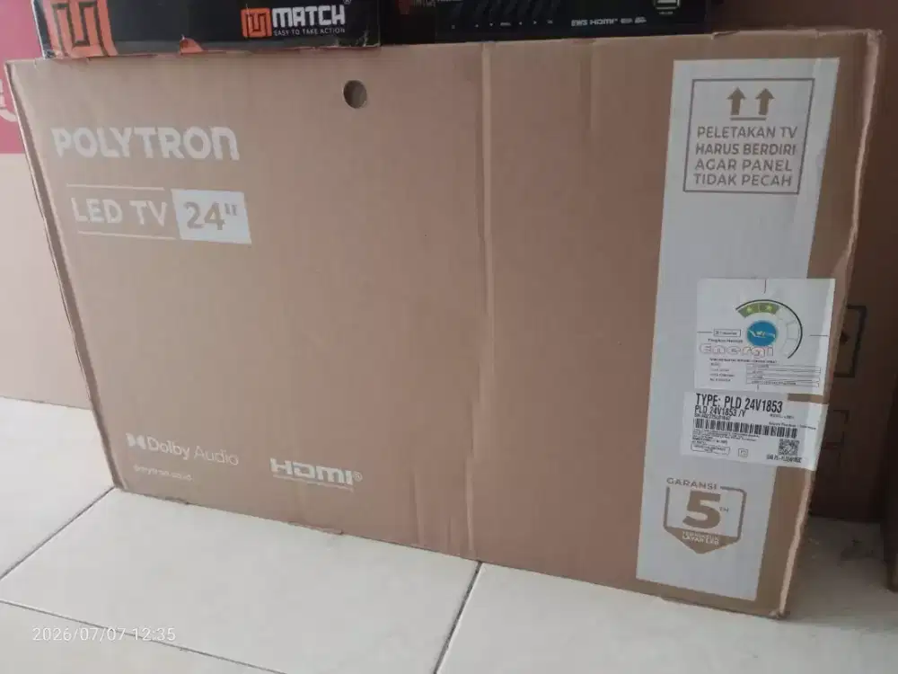 Led TV 24 Polytron, Digital Tv, Baru, Garansi Resmi dan Tukar Tambah