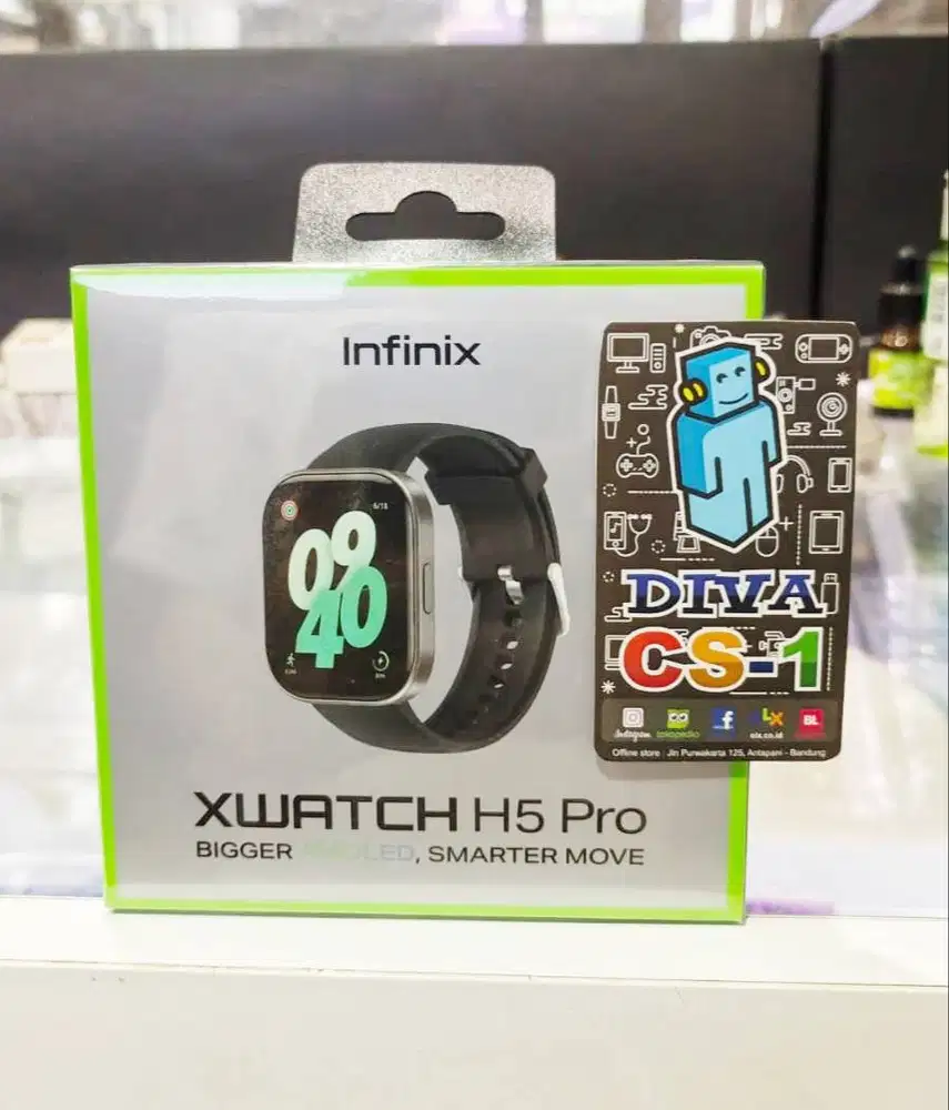 Infinix XWatch H5 Pro 2.06 AOD AMOLED Screen 350mAh Support Clear BT