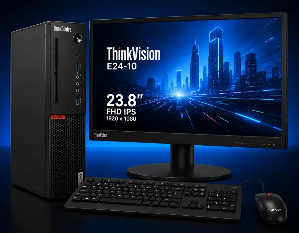 PC+Monitor Lenovo M710s Core i5 Gen 7 RAM 16 GB SSD 512GB