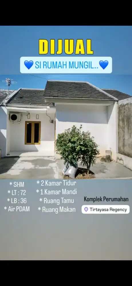 Rumah Imut di Tirtayasa Regency