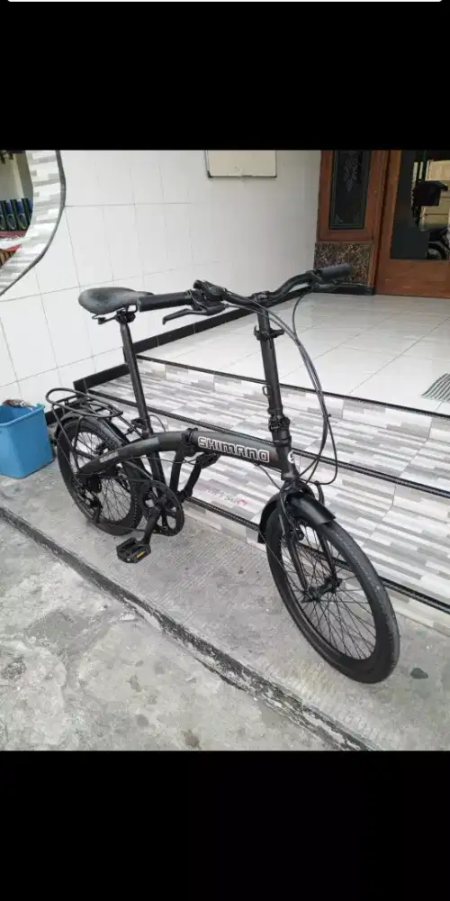 Sepeda Lipat BASIC PHOENIX 7 SPEED CUSTOM BAGUS UK.20 SIAP PAKE NEGO