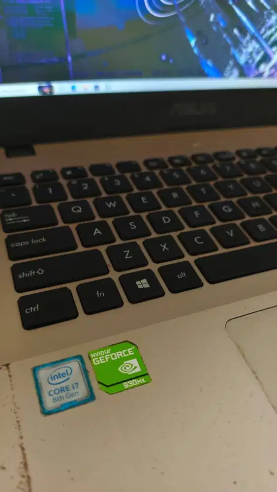 Laptop Asus A442U core i7 Gen 8 ram 8gb DDR4 dual VGA Nvidia jual Mura