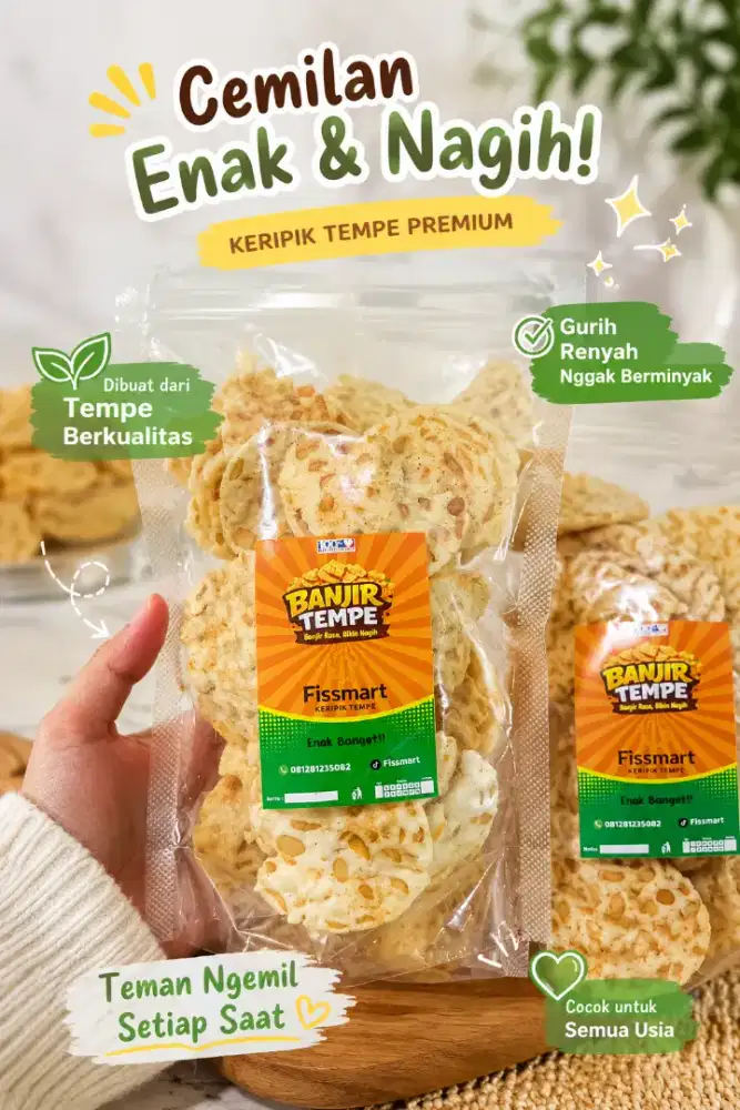 Keripik Tempe Premium 100g