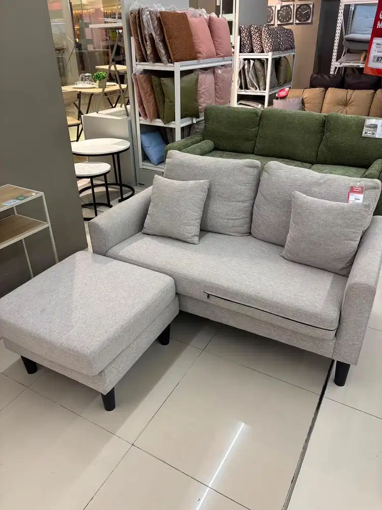 SOFA L TAVOR GREY