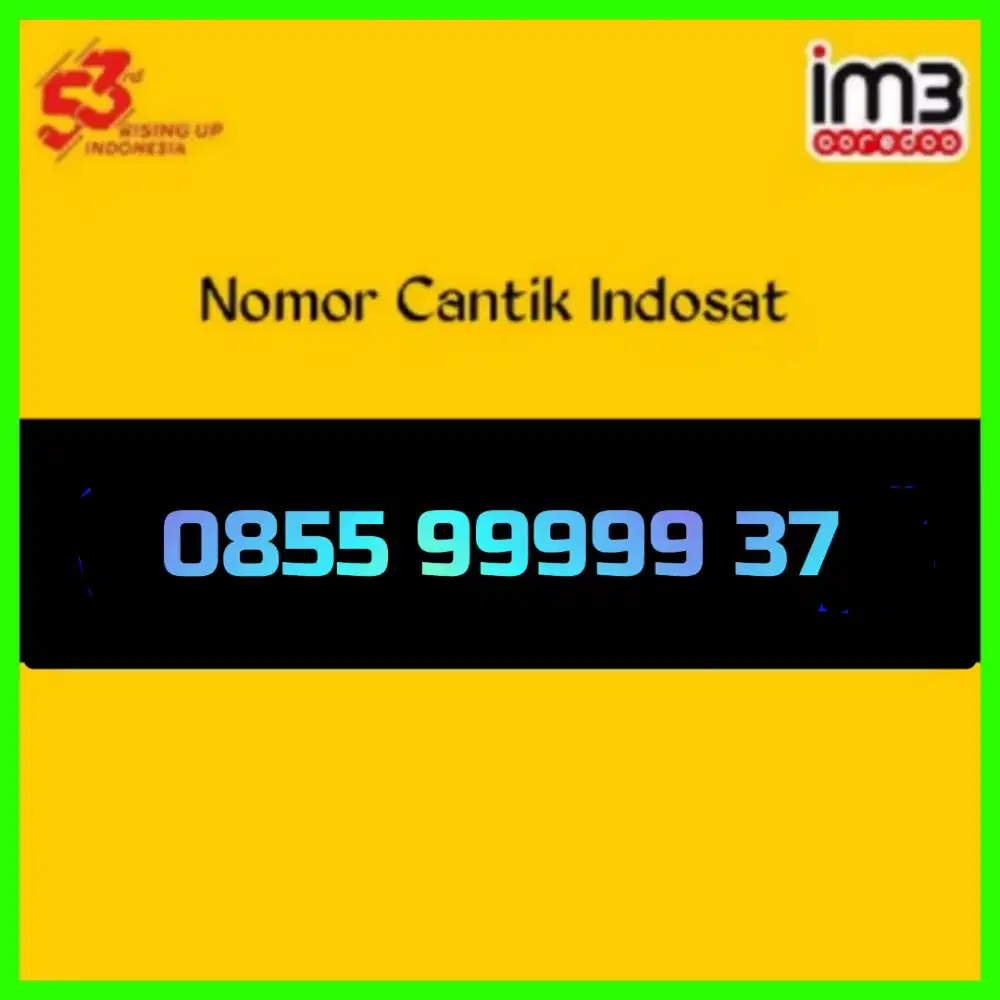 Nomor Cantik Indosat Im3 super