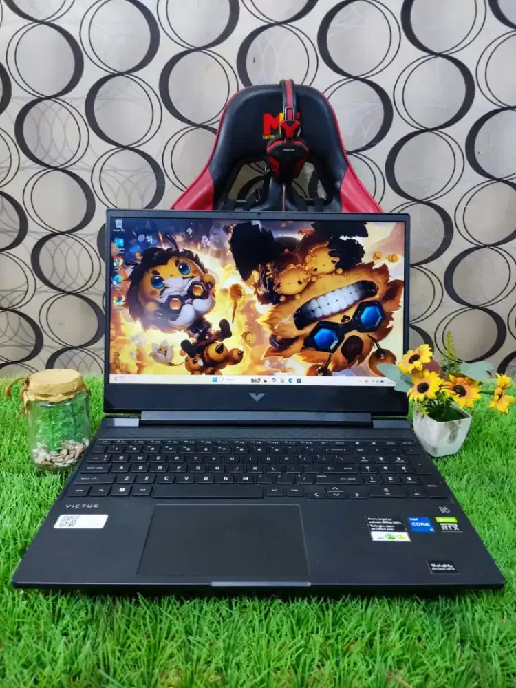 Laptop Gaming HP VICTUS NVIDIA RTX 3050 SSD 512Gb DUAL VGA