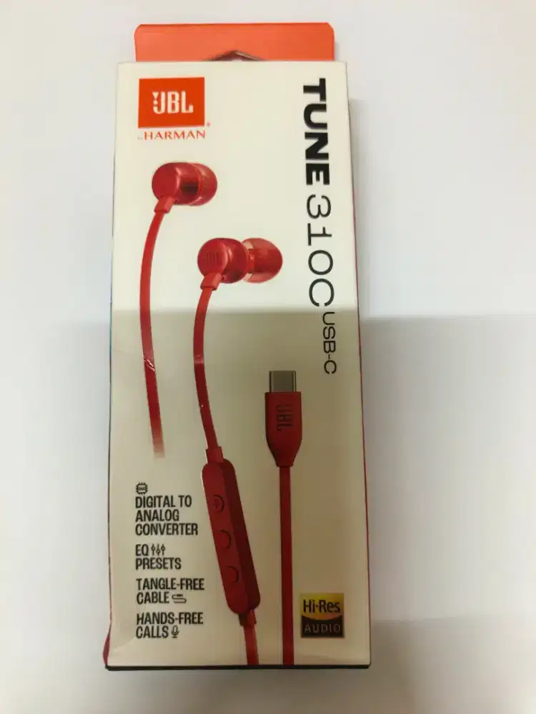 JBL tune 310C by HARMAN (Red) edition