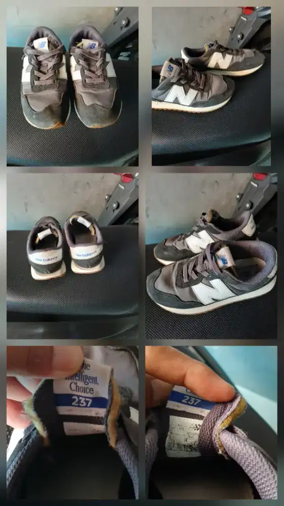 Sepatu NB 237 anak, Bekas