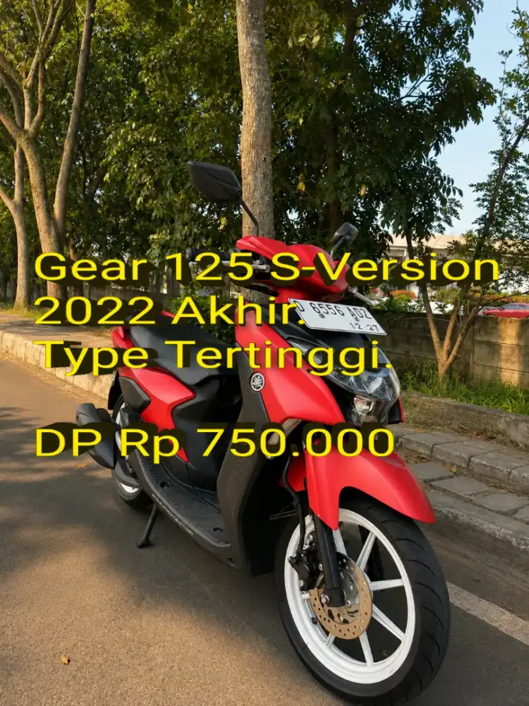 Gear S 2022 Akhir. Pajak ON. Like New. Standar. Mulus. Cash/Kredit/TT