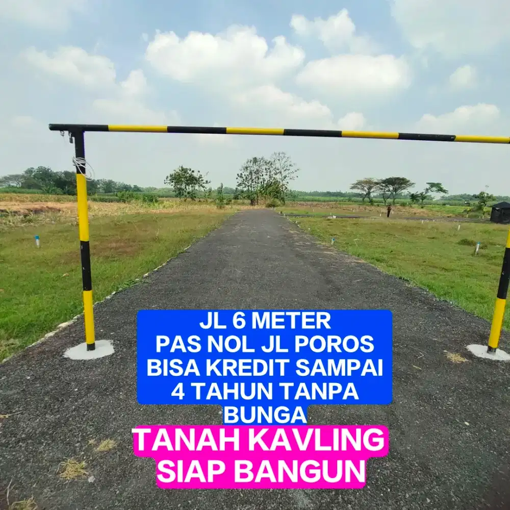 TANAH KAVLING MURAH KEMLAGI MOJOKERTO BISA DI KREDIT SAMPAI 4 TAHUN