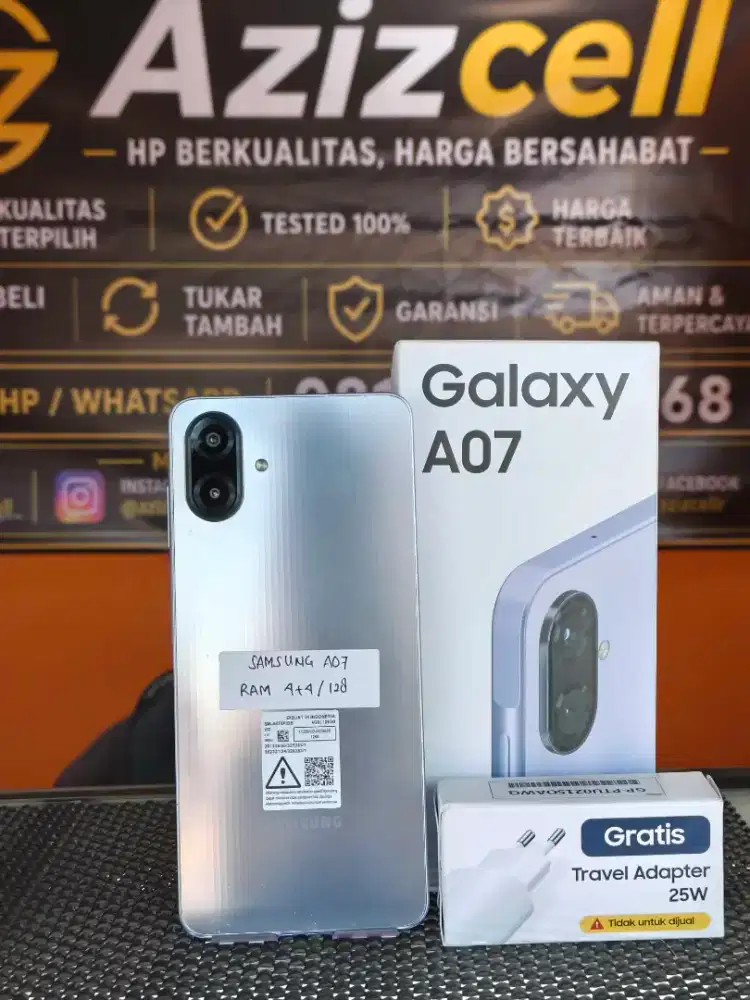 SAMSUNG A07 4+4/128