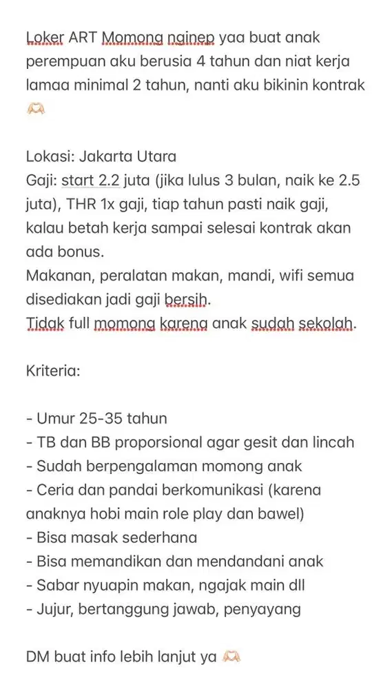 Loker ART Momong