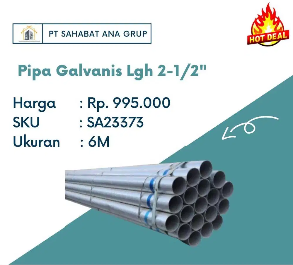 Pipa Galvanis Lgh 2-1/2