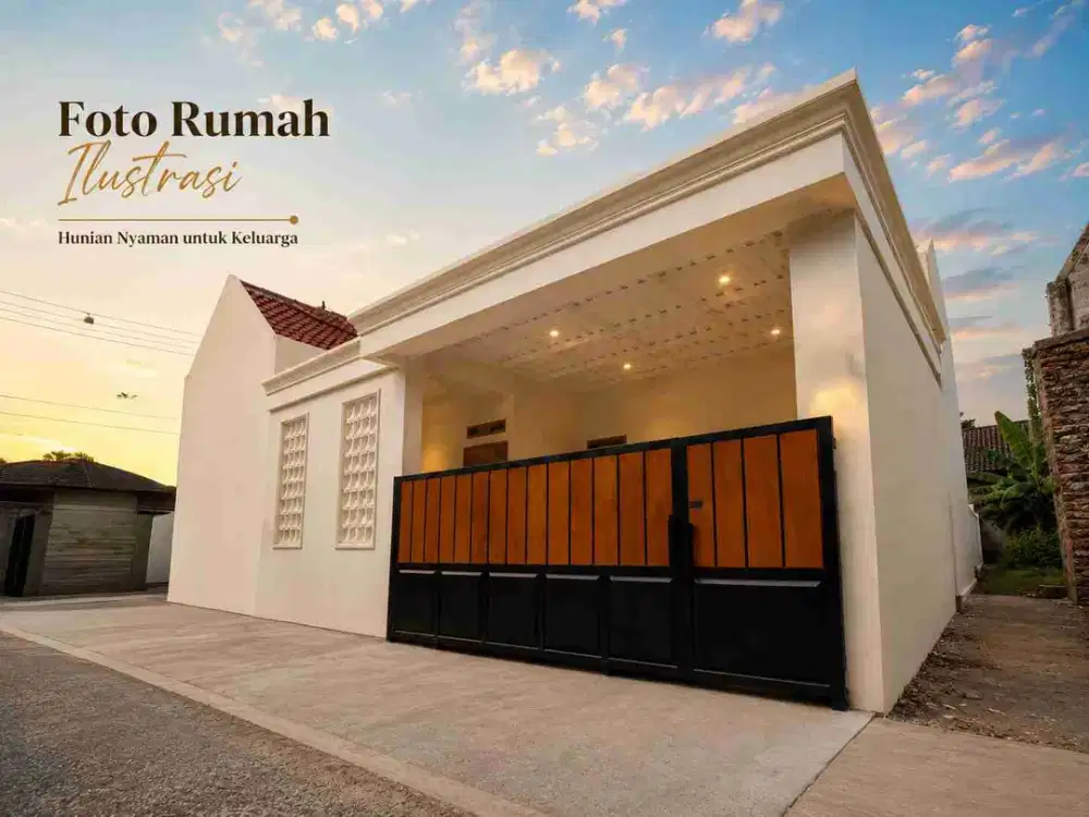 rumah progres finishing dekat gentan lokasi trosemi gatak bangunan istimewa harga murah