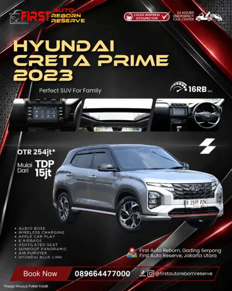 (Tdp15jtan) Hyundai Creta Prime 2023