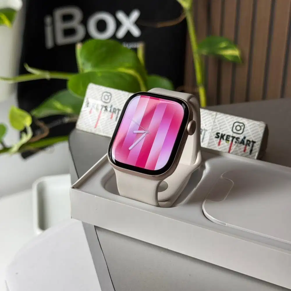 Apple Watch Series 10 42mm Rosegold iBox iwatch Battery Health 99%