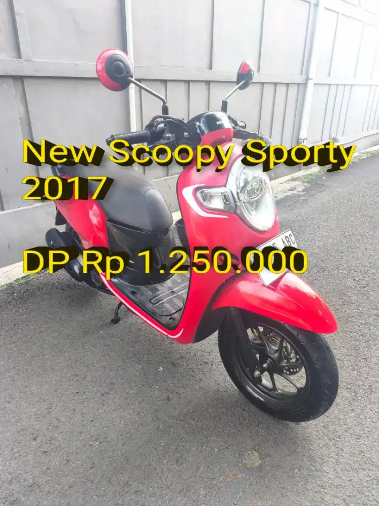 Scoopy 2017. Pajak Panjang. Standar. Mulus. Ori. BanOK. Cash/Kredit/TT