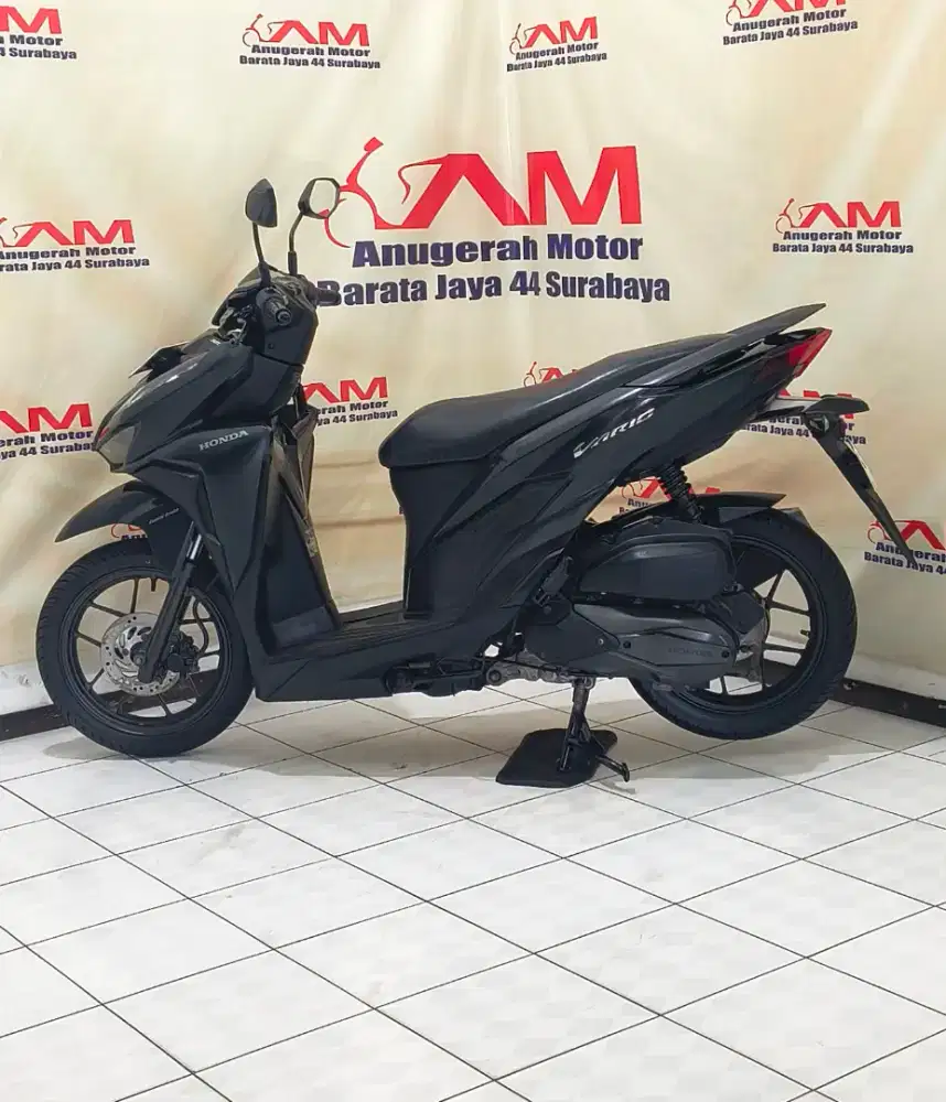 Honda Vario 125 Iss Tahun 2019 warna Hitam Doff