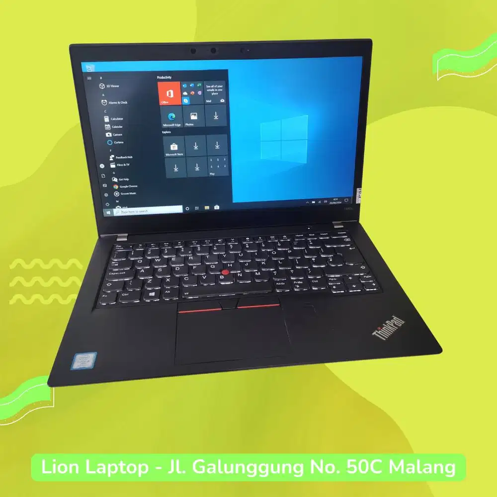 RAM 8GB Core i5 gen 8 Lenovo Thinkpad T480s SLIM [08|07]