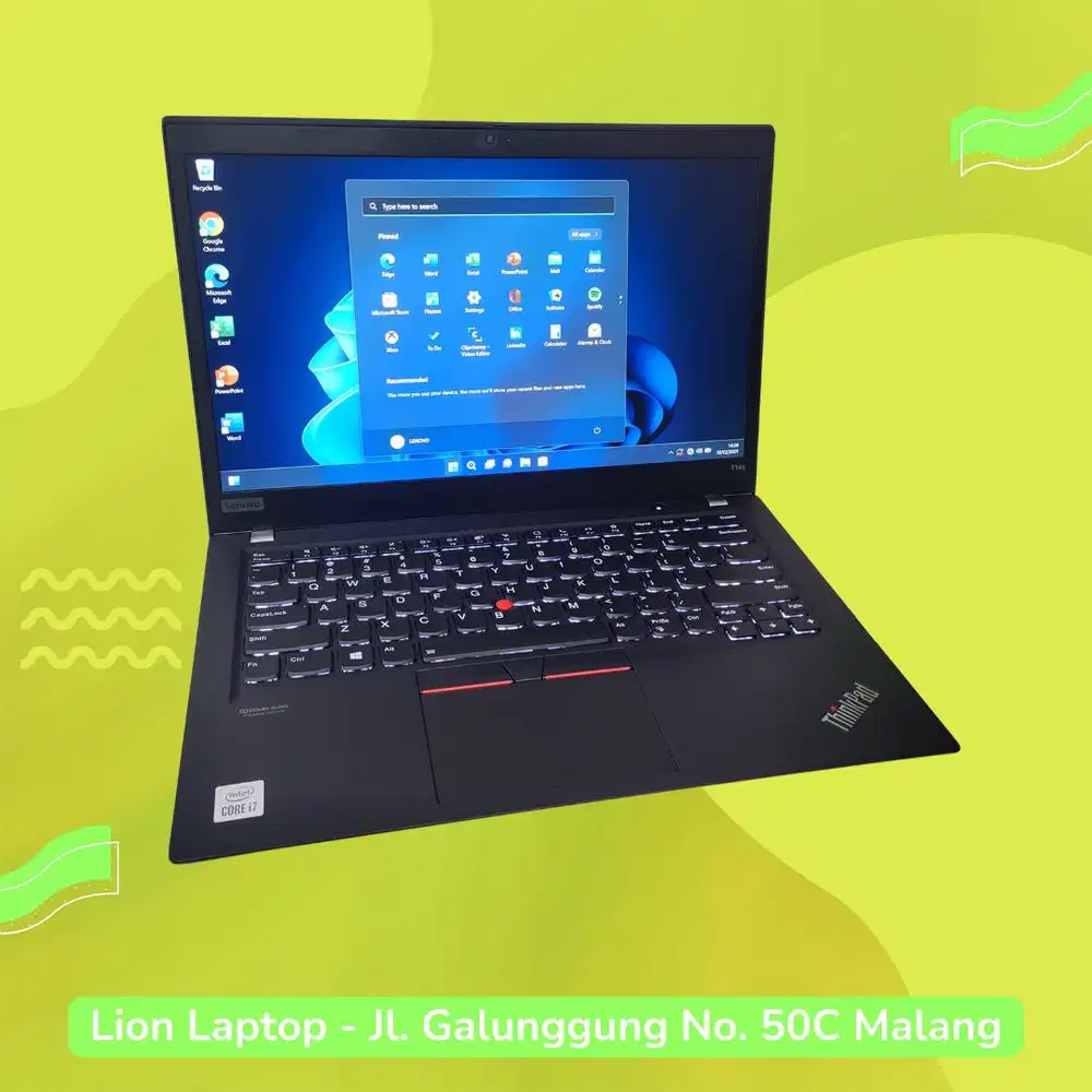 RAM 16GB Core i7 Gen 10 Slim SSD 256GB Lenovo Thinkpad T14S [08|07]
