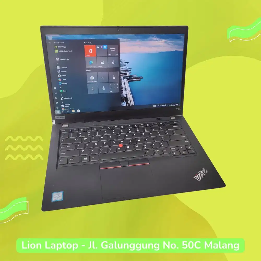 Double VGA NVIDIA Core i5 8/256 Slim Lenovo Thinkpad T490 [08|07]